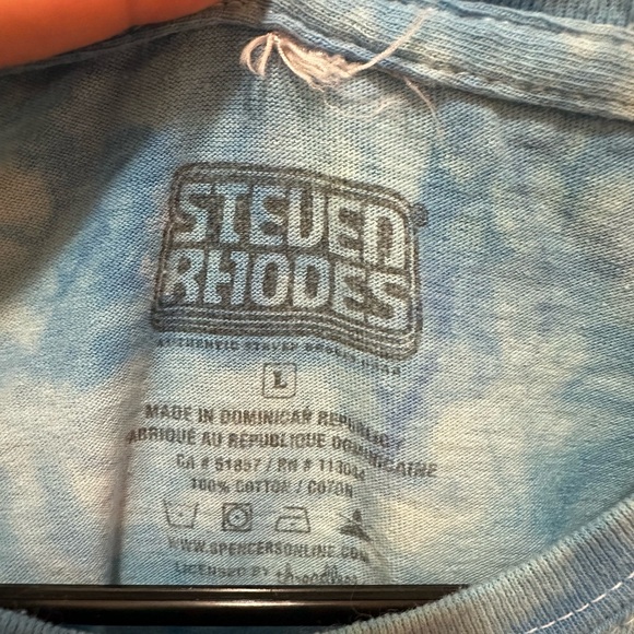 Stephen Rhodes “e is for existential dread” tie dye T-shirt - Picture 2 of 4